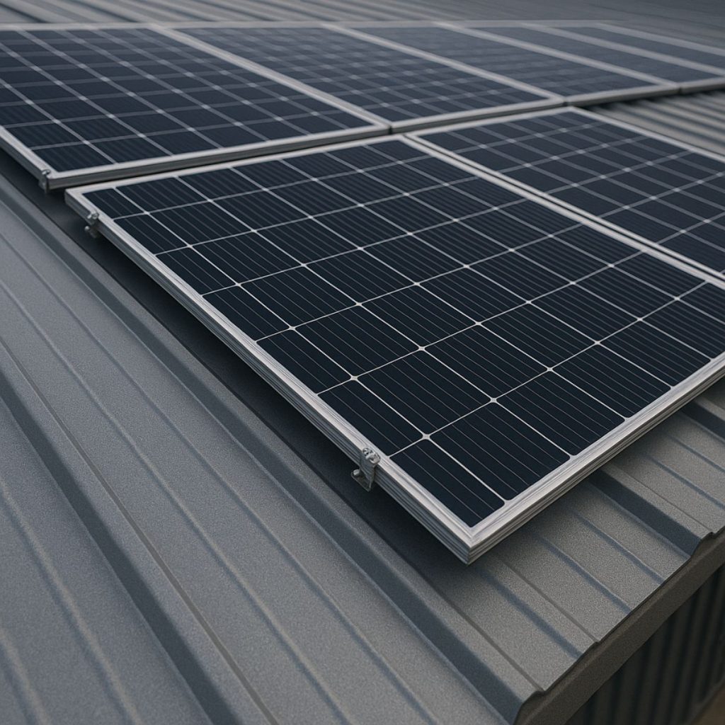 photovoltaïques - solutions de panneaux solaires sur panneaux sandwich et tôles bac acier